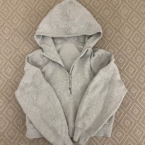 Lululemon oversized half zip scuba hoodie